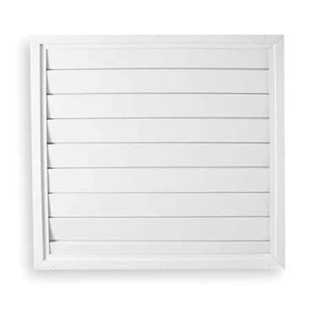 DAYTON 3HHR3 Spring Draftback Damper, Vert/Horz Ceiling Mount, 30 in Blade Dia, 32 in H x 32 in W x 5 in D, 2000 fpm