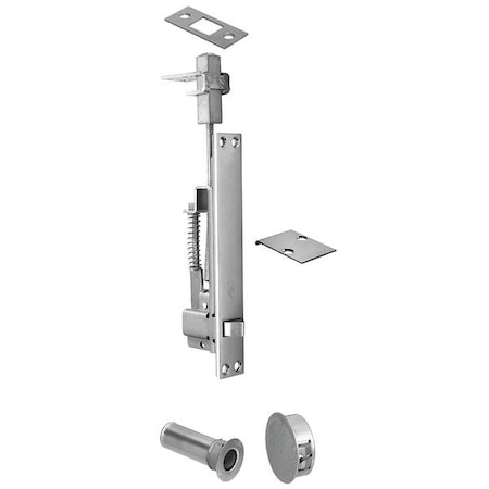 Rockwood 2848.32D Automatic Flush Bolt, Satin Chrome