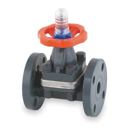 Hayward Flow Control DAB1005UFF Diaphragm Valve, True Union, 1/2