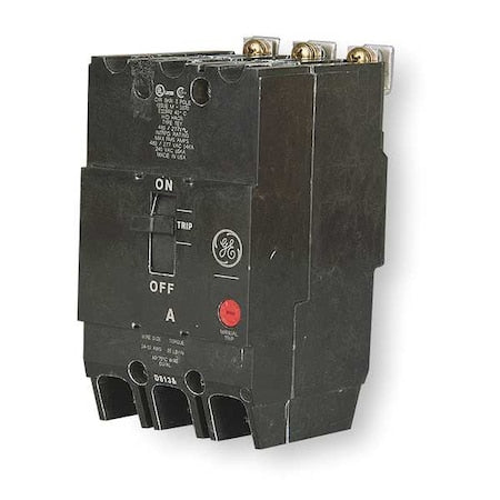 Ge TEY340 Molded Case Circuit Breaker, TEY Series, 40A, 3 Pole, 277/480V AC, 14kA at 277/480V AC