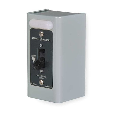 Ge CR101Y11 Manual Motor Starter, 1 P, 1 Phase, Toggle, 16 A