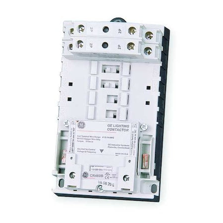 Ge CR463L40ANA 277V AC Electrically Held Lighting Contactor 4P 30A