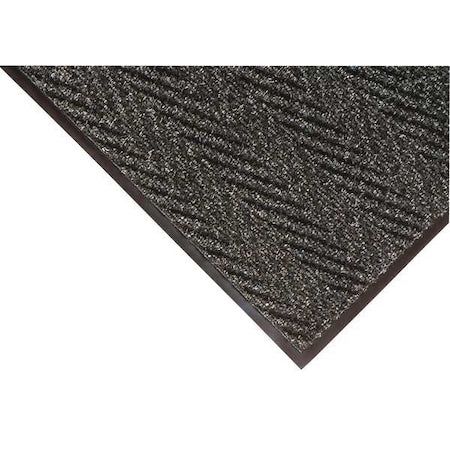Notrax 118S0046CH Entrance Mat, Polypropylene, 3/8 in Thick, Charcoal, 4 ft W x 6 ft L