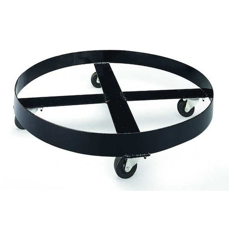 Eagle MFG 1698 Drum Dolly, 95 gal, 27.5 in L, Black