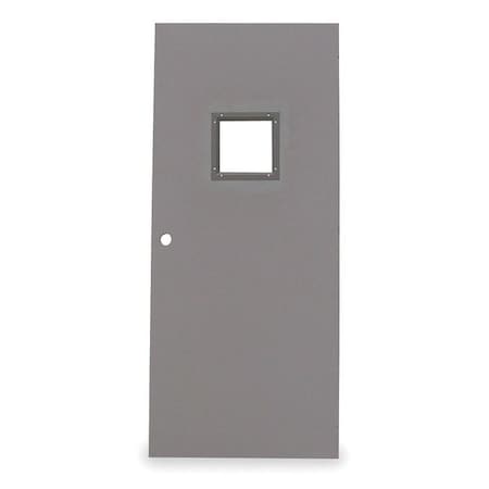Ceco CHMD x VL28 70 x CYL-ST-18ga Vision Light Steel Door, 84 in H, 32 in W, 1 3/4 in Thick, 18-gauge, Type: 3