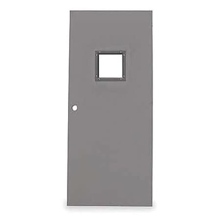 Ceco CHMD x VL26 68 x CYL-CE-18ga Vision Light Steel Door, 80 in H, 30 in W, 1 3/4 in Thick, 18-gauge, Type: 1