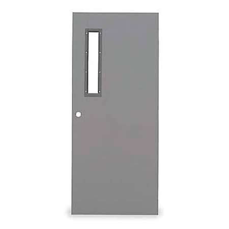 Ceco CHMD x NL26 68 x CYL-ST-18ga Narrow Light Steel Door, 80 in H, 30 in W, 1 3/4 in Thick, 18-gauge, Type: 3