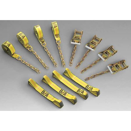 B/A Products CO 38-200C Tie Down Strap, Sewn-Eye, Yellow