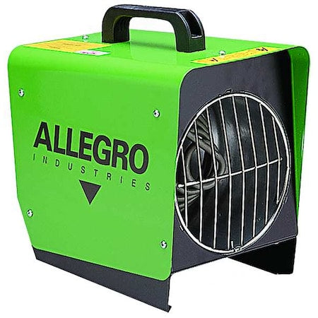 Allegro Industries 9401-50 Portable Electric & Tent Heater, 1500W, 120V AC, 1 Phase, 5000 BtuH