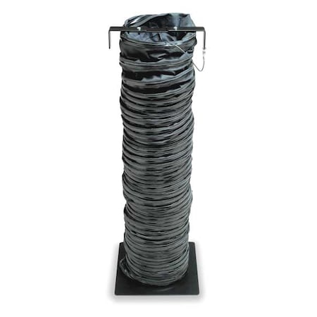 Allegro Industries 9550-15EX Statically Conductive Duct, 15 ft., Black