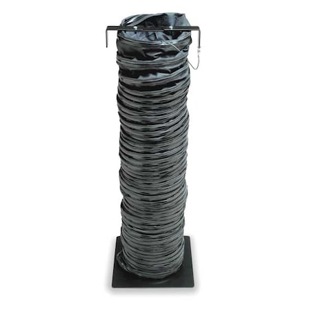 Allegro Industries 9500-15EX Statically Conductive Duct, 15 ft., Black