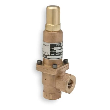Cash Valve K10AWA01-E4-0200 Pressure Relief Valve, 1/4 In, 200 psi