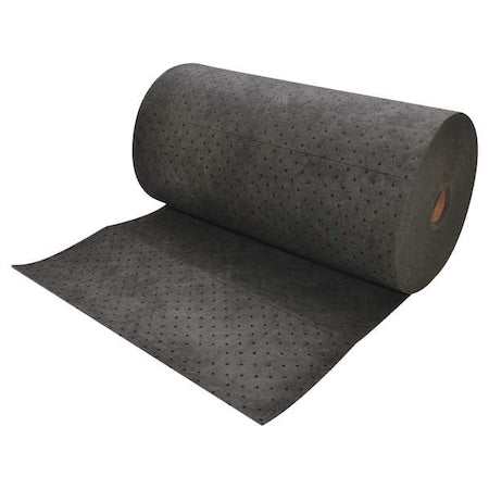 Spilfyter GFF-90BX Sorbent Roll, 64 gal, 32 in x 150 ft, Universal, Gray, Polypropylene