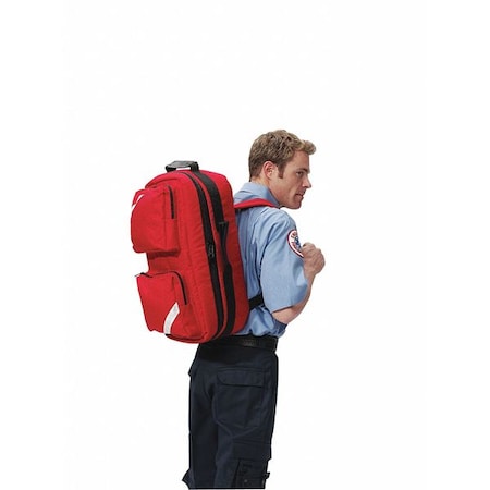 Fieldtex 83300 R CASE Backpack, 1000 Denier Cordura Case, Red