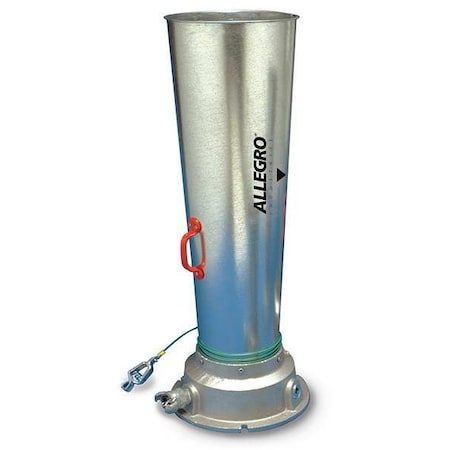 Allegro Industries 9518-08 Pneumatic Blower, Venturi, Steel