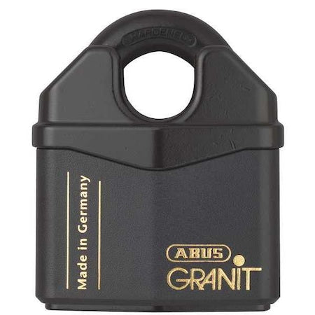 Abus 37/80 KD Padlock, Keyed Different, Standard Shackle, Square Hardened Steel Body, Hardened Steel Shackle
