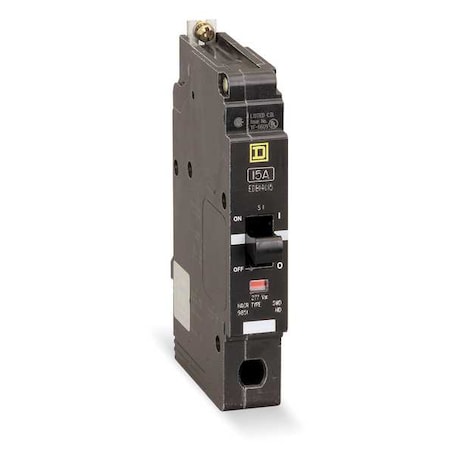 Square D EDB14050EPD Miniature Circuit Breaker, E FRAME Series, 50A, 1 Pole, 277V AC, 25kA at 120V AC