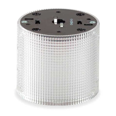 Federal Signal LSL-120C Tower Light Module, 120V AC, Clear, 3 15/16 in Dia., 3 1/4 in Height, Incandescent, LSL Series