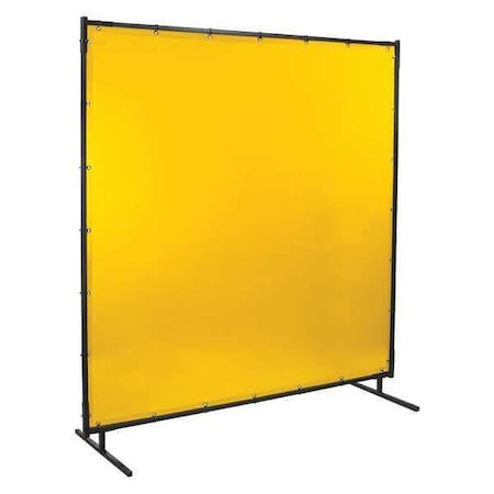 Steiner 534-4X6 Welding Screen, Transparent Vinyl, 4 ft H, 6 ft W, 13 oz/sq yd, 150 Degrees F Withstand Temp.
