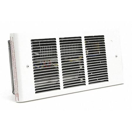 DAYTON 3UG19 Recessed Electric Wall-Mount Heater, Recessed, 1800/1350/900/450, 2400/1800/1200/600 W, 208/240V AC