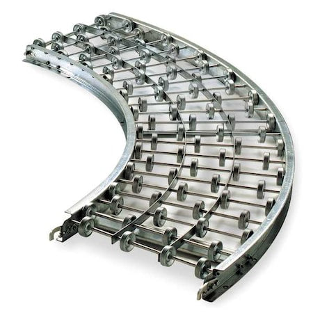 Ashland Conveyor 12X10X45G Skate Wheel Conveyor, 12