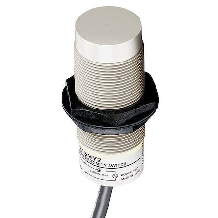 Omron E2K-X15MY2 Capacitive, Cylindrical Proximity Sensor, 30 mm Dia., Plastic, 2 m, Bare Wire, 2 Wires, Unshielded