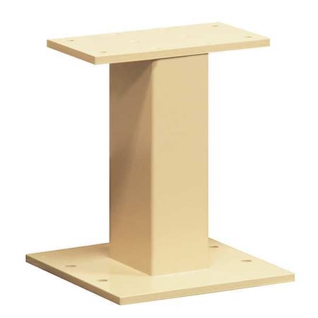 Salsbury Industries 3385SAN Pedestal, Beige, Powder Coated, 13 Doors, 16 Doors