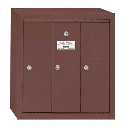 Salsbury Industries 3503ZSU Mailbox, 25 lb, Surface