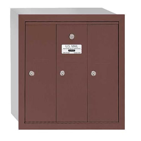 Salsbury Industries 3503ZRU Mailbox, 25 lb, Recessed