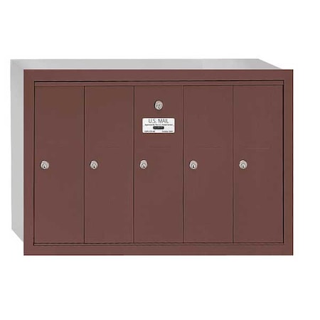 Salsbury Industries 3505ZRU Mailbox, 35 lb, Recessed