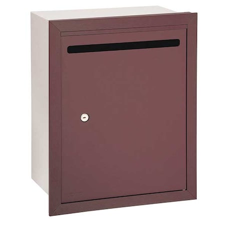 Salsbury Industries 2245ZP Letter Box, Bronze, Powder Coated, 1 Doors, Recessed