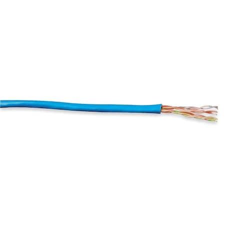 Genspeed 5131278E Data Cable, Cat 5e, 24 AWG, 100 ft, Blue