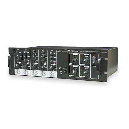 Speco Technologies PL200M Multizone-Multisource Amplifier, 40W