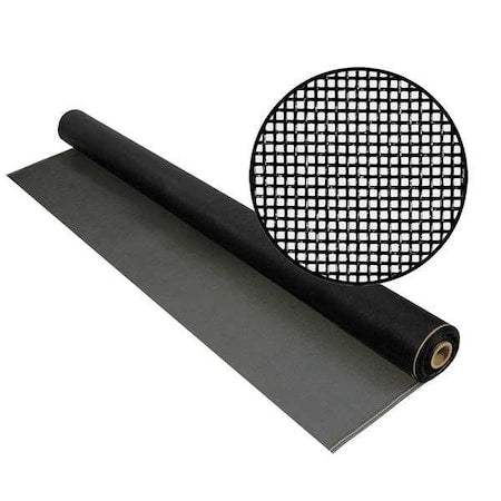 Phifer 3003519 Replacement Screen, Fiberglass, 48 in W, 100 ft L, 0.013 in Wire Dia, Charcoal