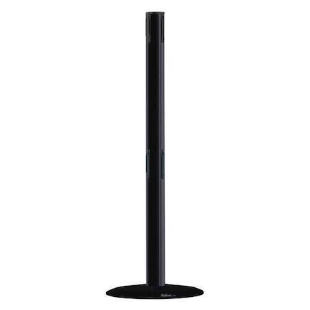 Tensabarrier 889T2B-33-33-RCV Receiver Post, 38 In H, Black