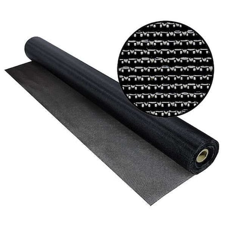 Suntex 3004169 Screen, Roll, 100 ft L, 6 ft W, Black