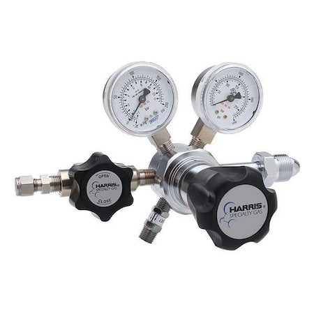 Harris KH1077 High Purity Gas Regulator, Argon, Helium, Nitrogen, Single Stage, 0.965