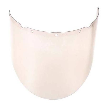 MSA Safety 10115848 Face Shield Visor, Clear Visor, Polycarbonate, Anti-Fog ; Anti-Scratch Lens, Clear