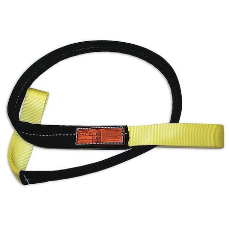 Stren-Flex EEF-2-906CB-16 Synthetic Web Sling, Type 3, 16 ft L, 6 in W, Nylon, Yellow/Black
