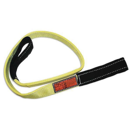 Stren-Flex EET-2-906CE-20 Synthetic Web Sling, Type 4, 20 ft L, 6 in W, Nylon, Yellow/Black