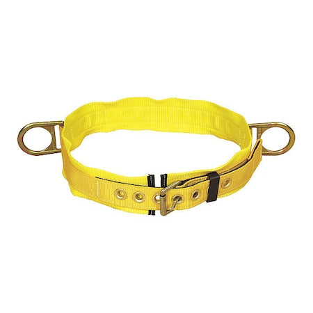 3M DBI-Sala 1000028 Body Belt, 2 D-Rings, Hips Location, Stainless Steel, Includes Padding: Yes, 4XL