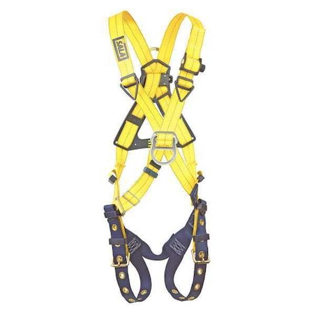 3M DBI-Sala 1102957 Delta(TM) Full Body Harness, XS, 420 lb., Back, Front D-Ring