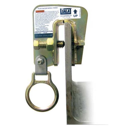 3M DBI-Sala 2104550 Flange Anchor, 9 in Length, 310 lb Weigth Capacity, Steel Anchor, 5,000 lb Tensile Strength