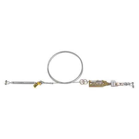 3M DBI-Sala 7602050 Sayfline(TM) Cable Horizontal Lifeline System, 50 ft. Length, 310 lb. Weight Capacity