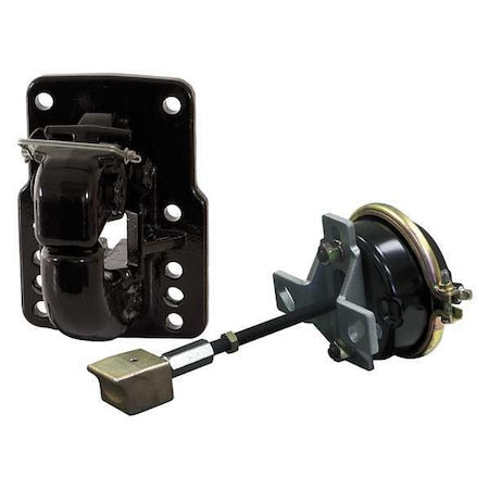 Buyers Products PH55AC 50 Ton 10-Hole Air Compensated Pintle Hook With Air Chamber and Plunger
