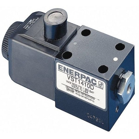 Enerpac VST1410D Solenoid Air Con Valve, Four-Way, 5,000 psi