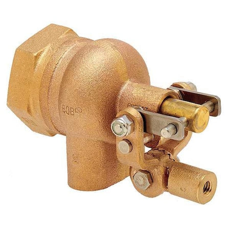 BOB R605T-1-1/2-LF Float Valve, 1-1/2 in., LF Brass, Pipe Mount