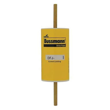 Eaton Bussmann DFJ-200 UL Class Fuse, J Class, Fast-Acting, 200A, 600V AC, Non-Indicating