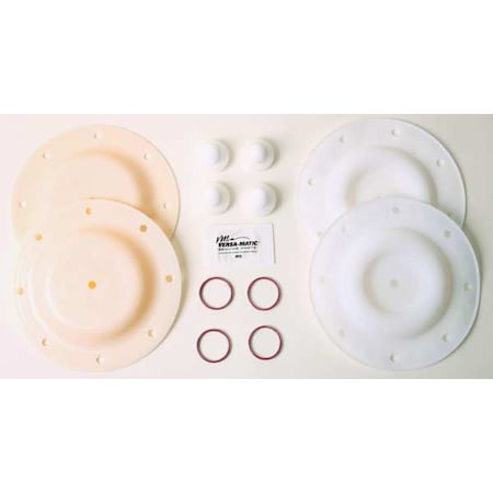 Versamatic PVM1.0 TF KIT Fluid End Repair Kit, PTFE Ball, 1 in