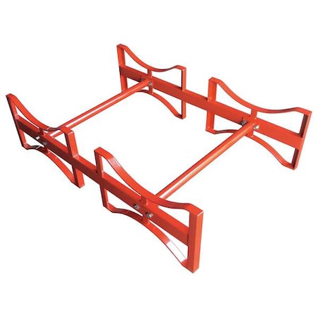 DAYTON 30YN83 Drum Rack, Stackable, For 2 Steel Drums